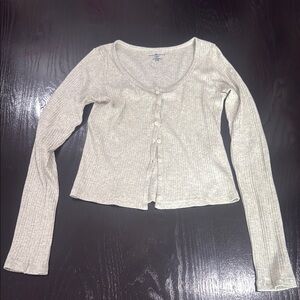Brandy Melville Light Gray Cardigan (Like new)